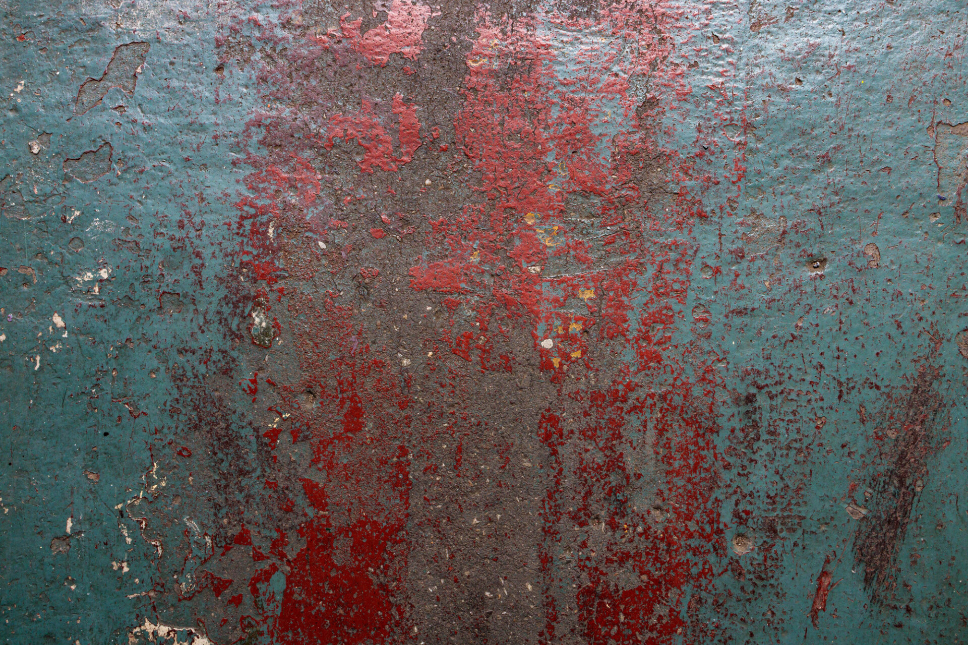 Grunge reddish blue concrete floor texture