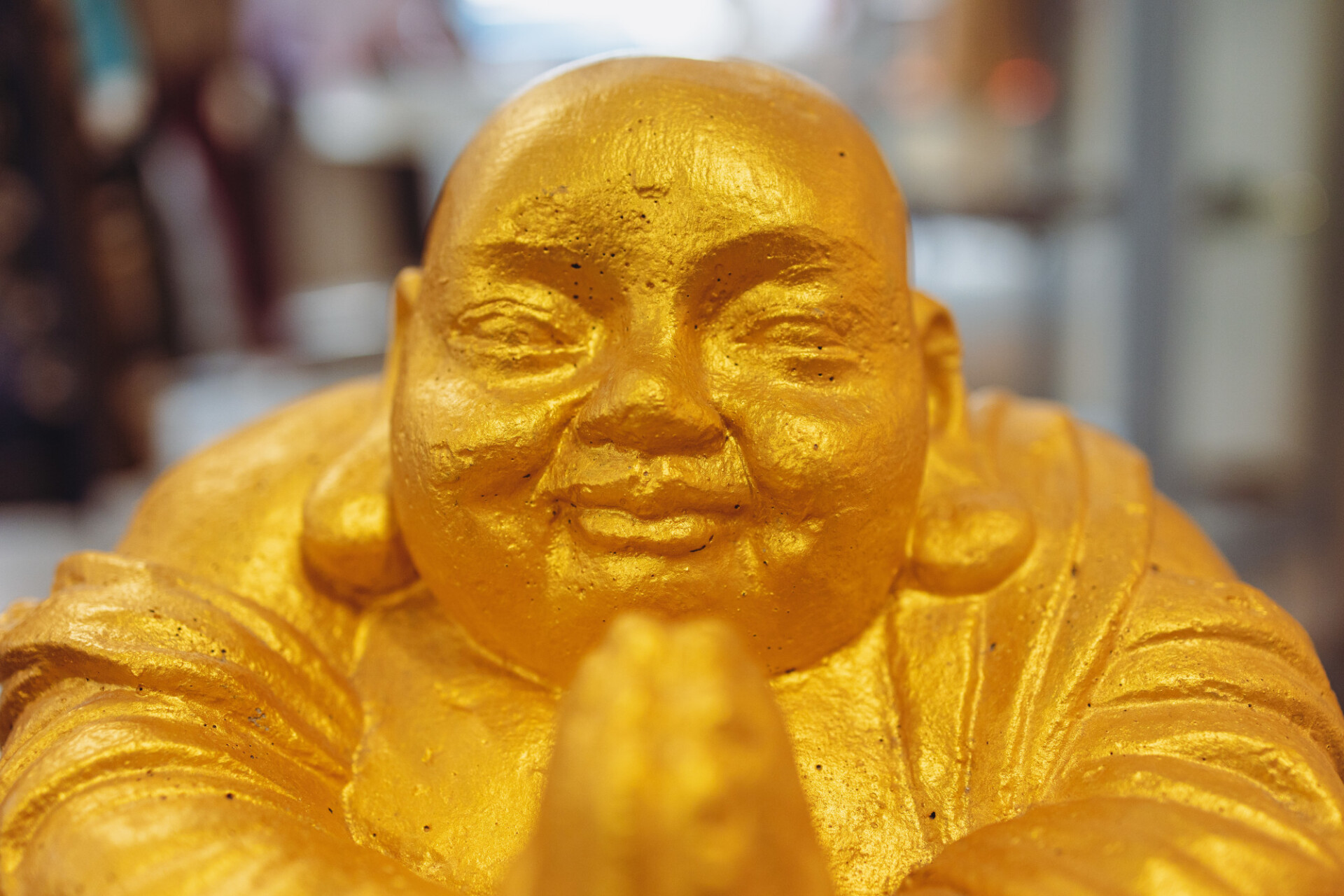 Golden Buddah Figure