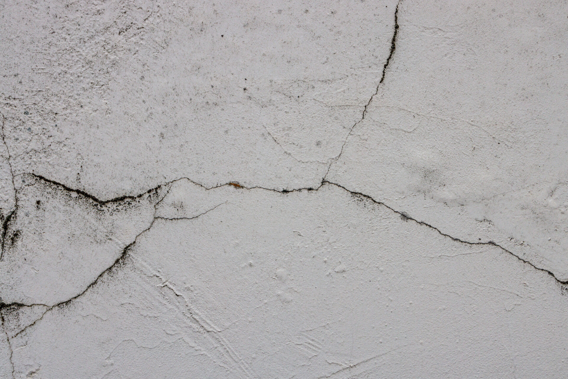 White Cracked Weathered Exterior Wall Texture