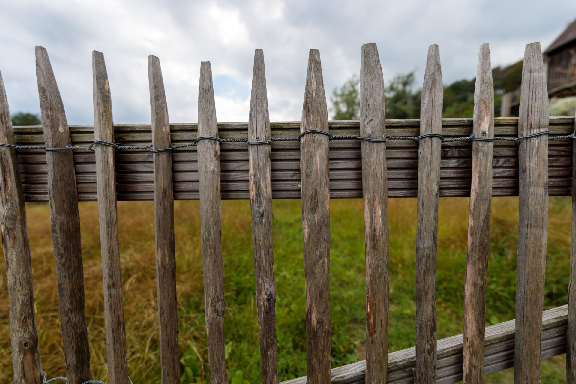 Wooden fence