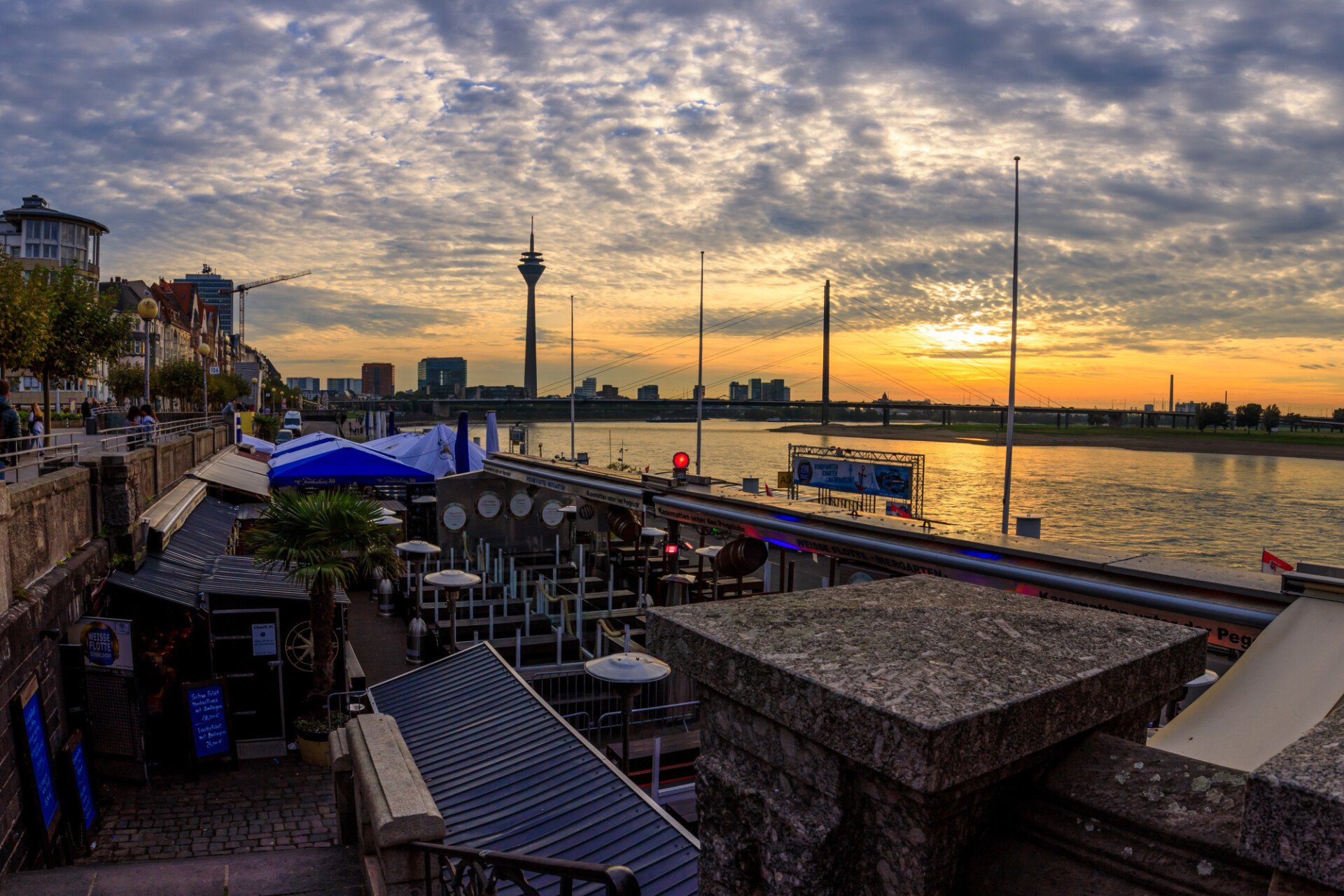 Dusseldorf Rhine Promenade