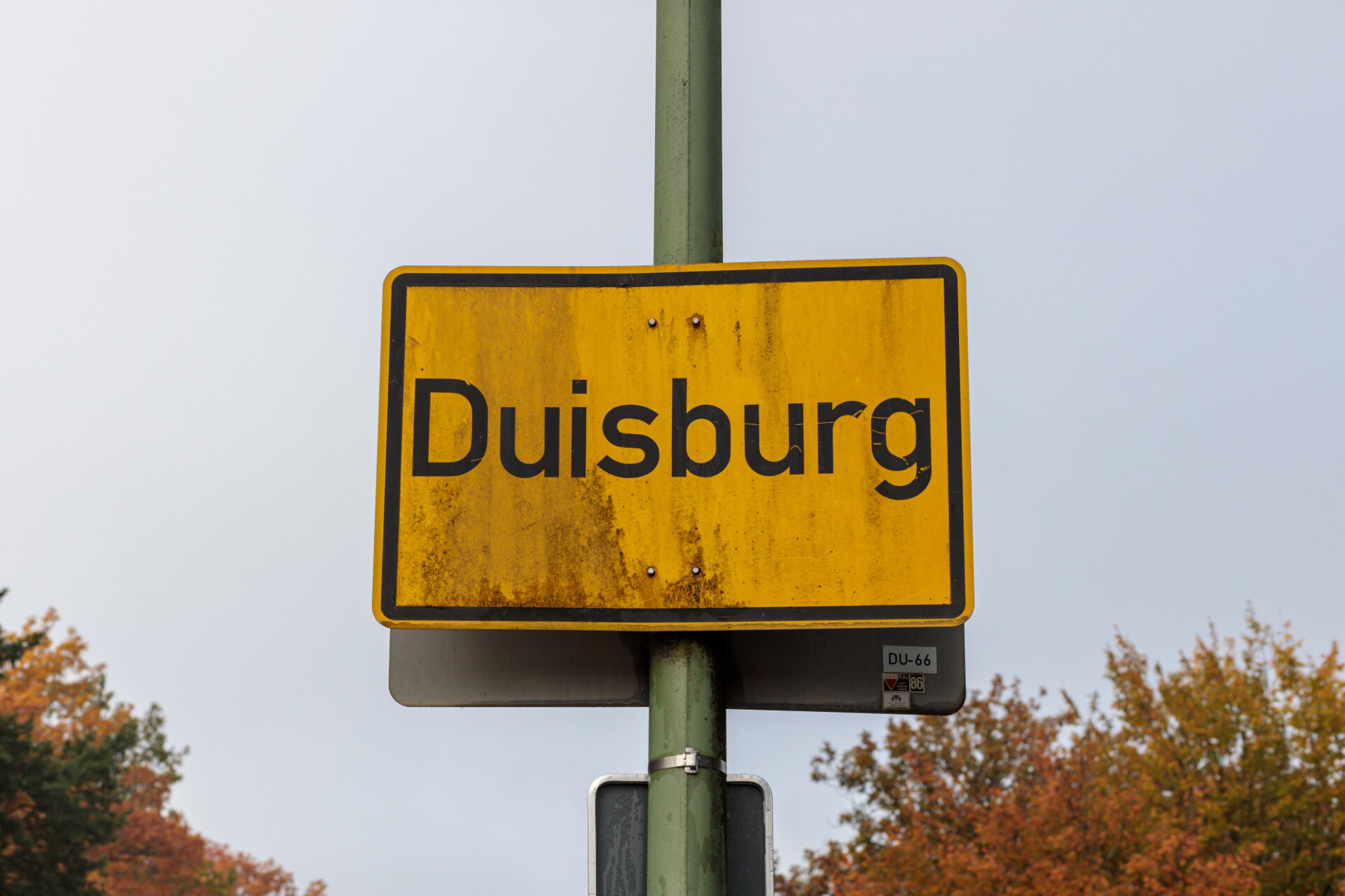 Duisburg City Sign