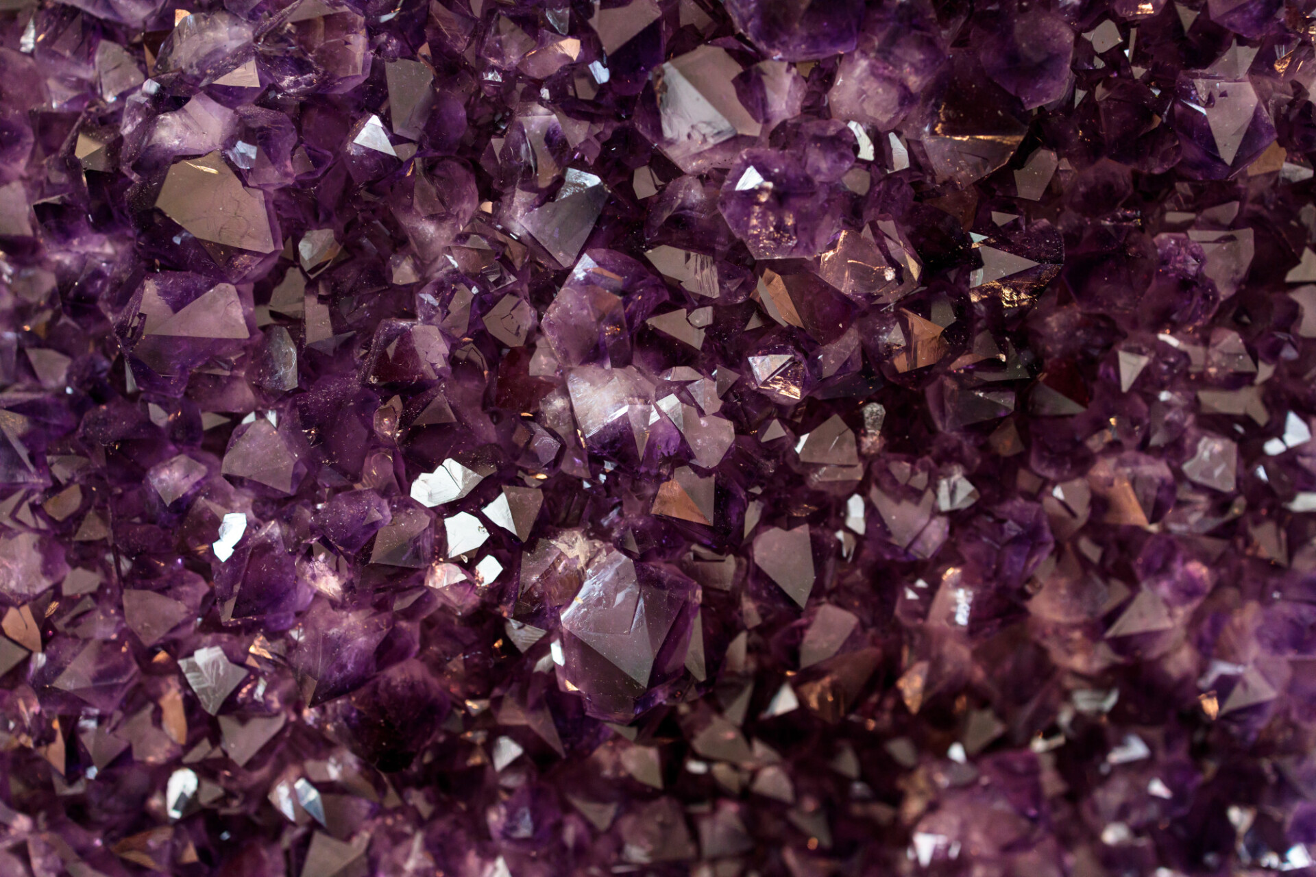 Background macro texture of purple amethyst