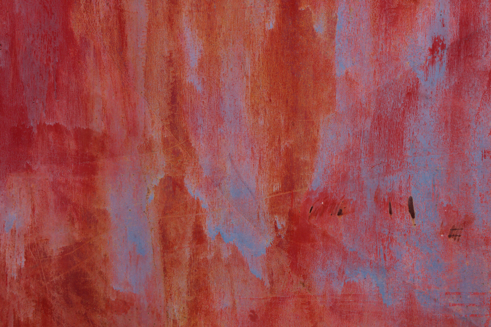 Grunge Red Metal Texture