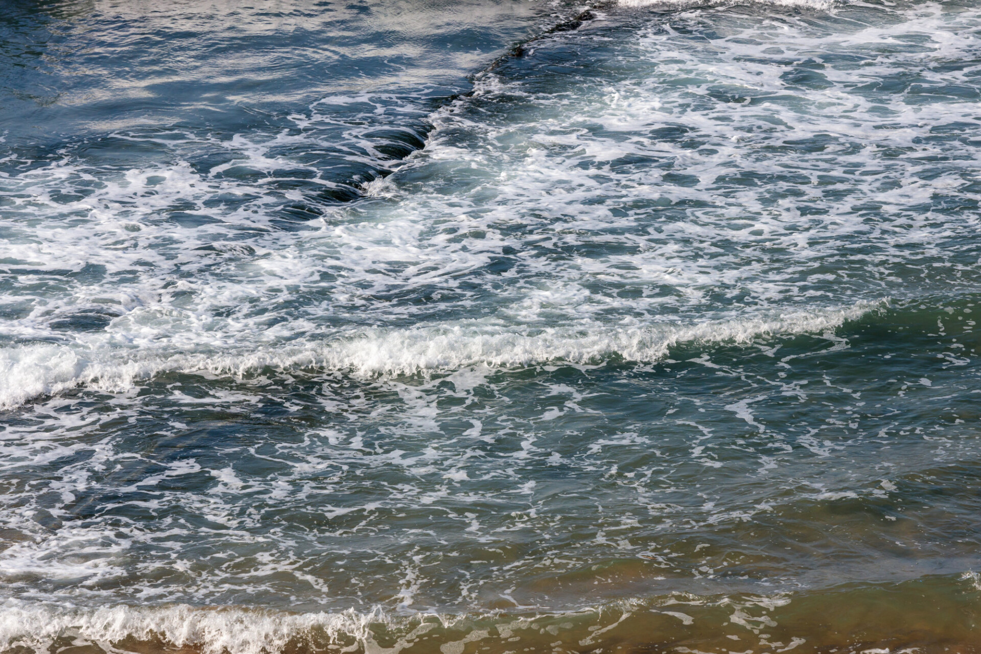 The sea on Spain's north coast