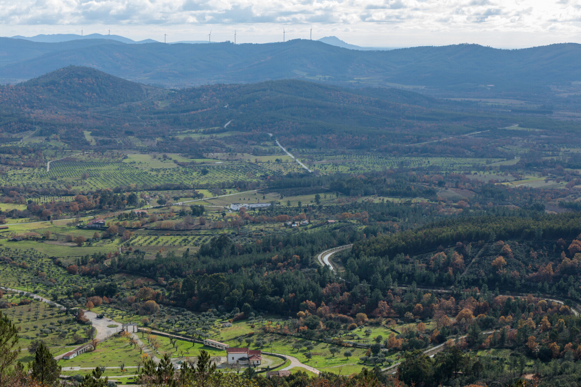 Landscape around Sabugal, Serra da Estrela, Beira Alta, Portugal