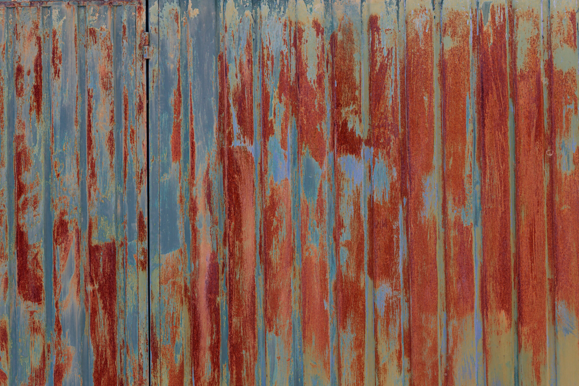 Rusty Garage Door Texture