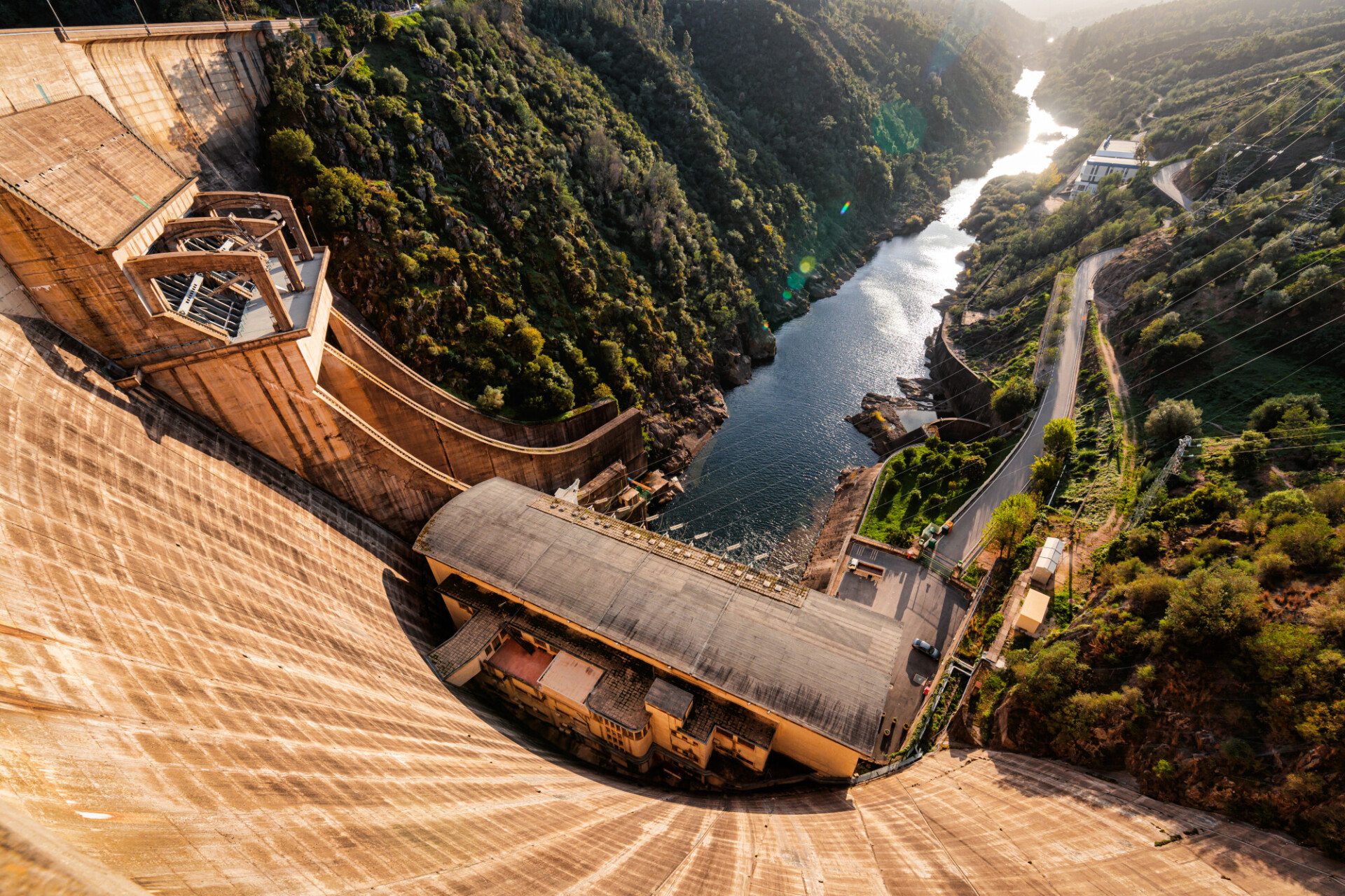 The Castelo do Bode dam (Portuguese: Barragem de Castelo do Bode) dams the Zêzere River, a tributary of the Tejo, to form a reservoir.