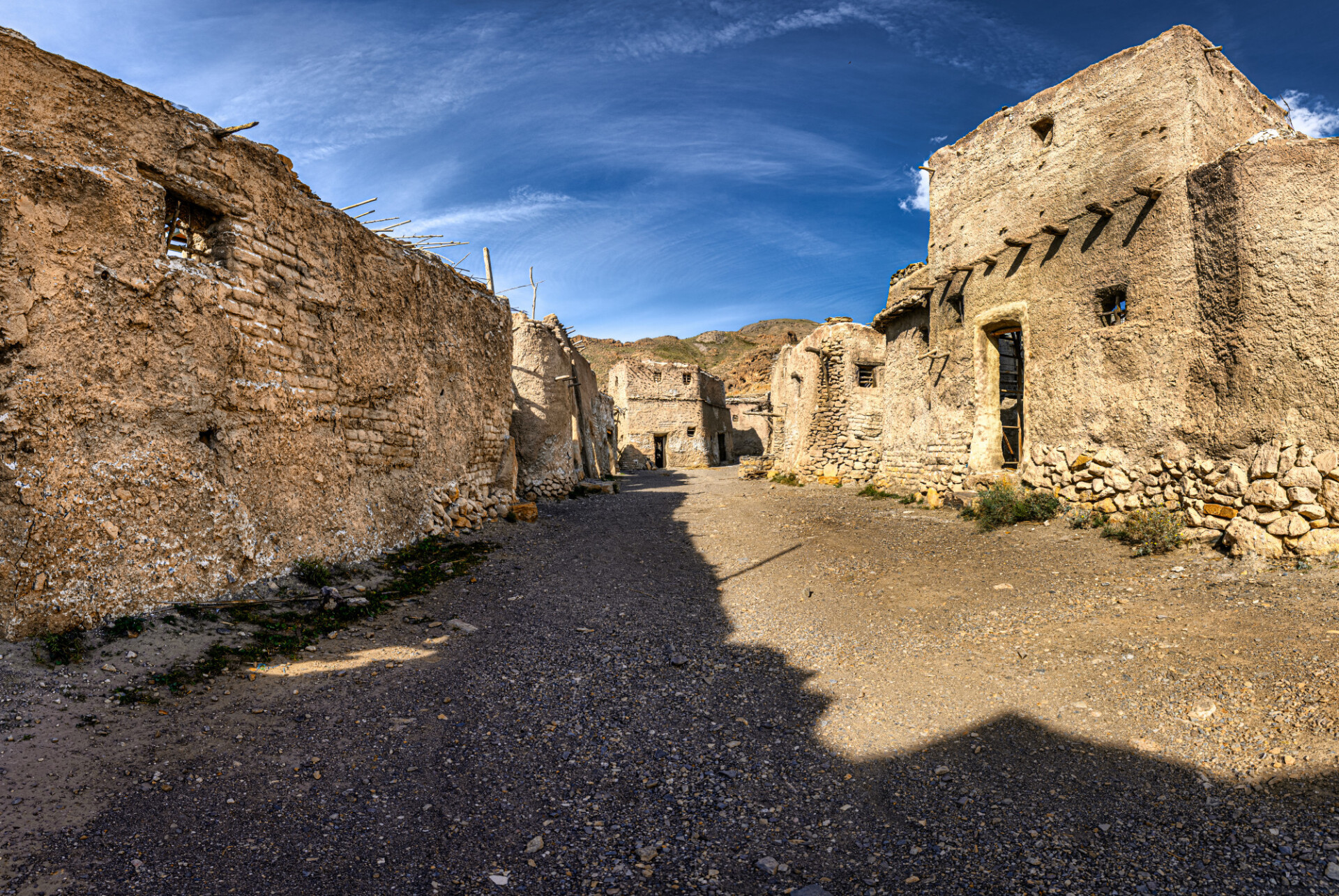 Beautiful abandoned village in Andalusia Spain