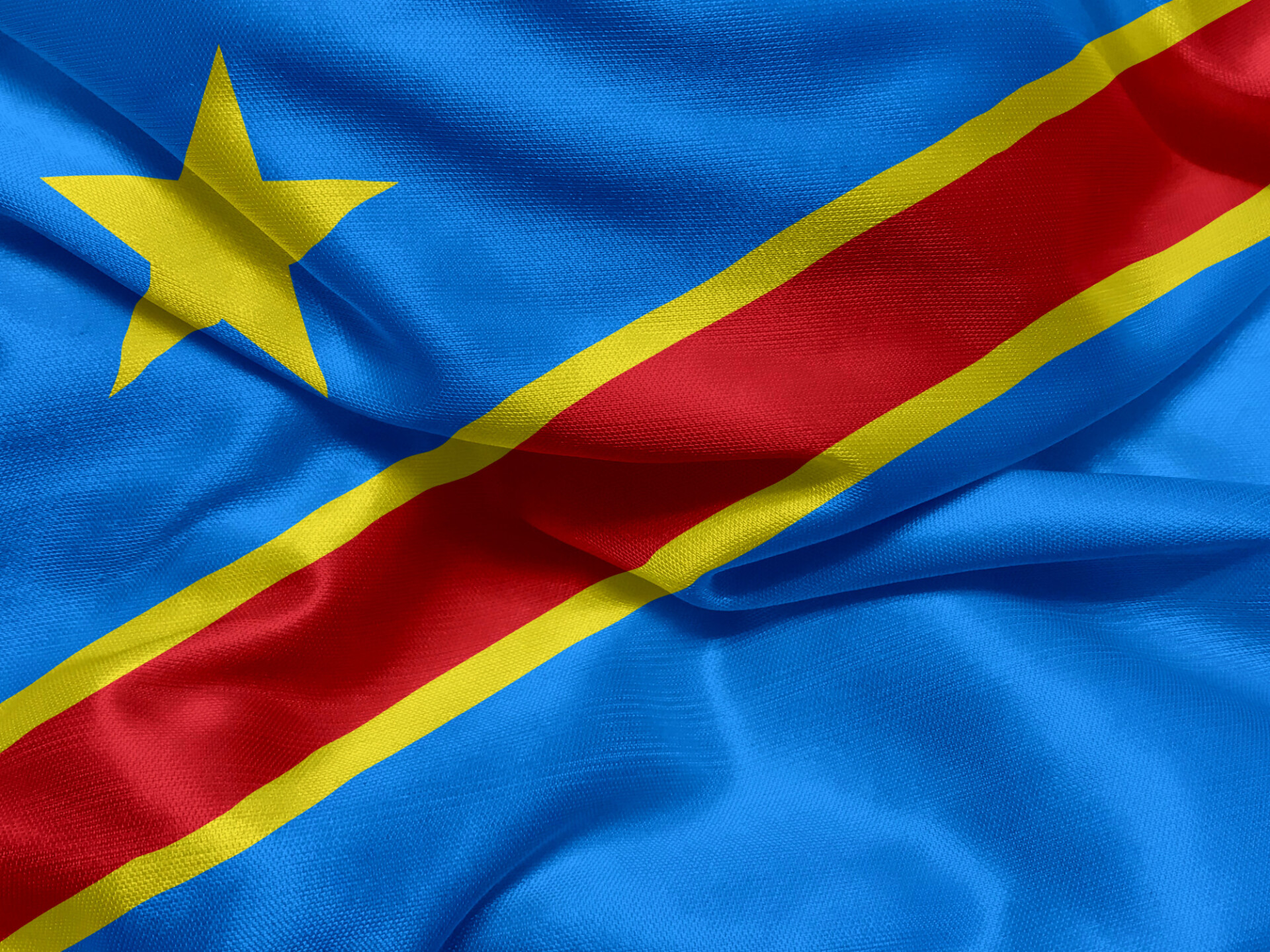 Flag of the Democratic Republic of the Congo