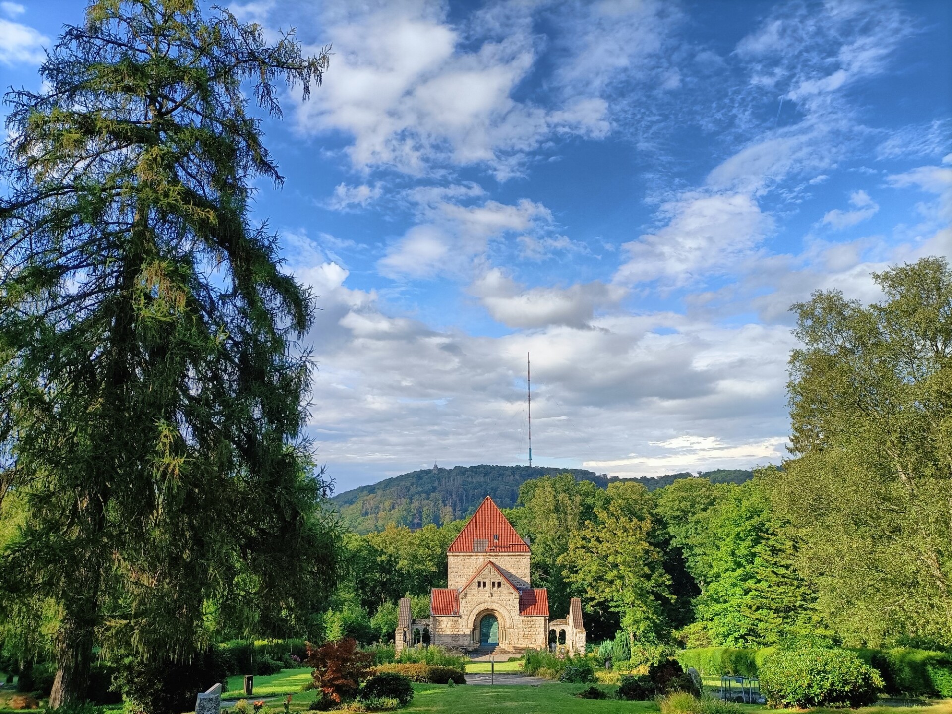 Chapel in a cemetery