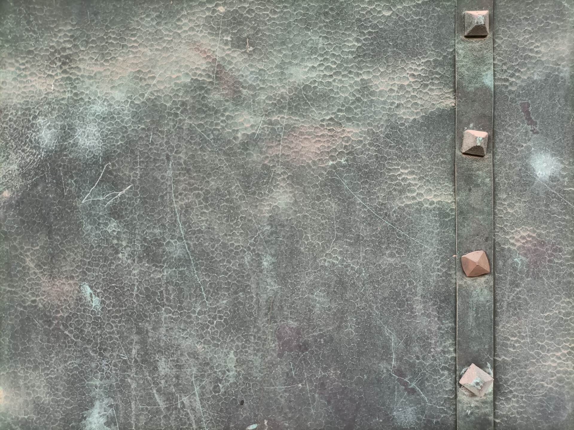 Copper door texture