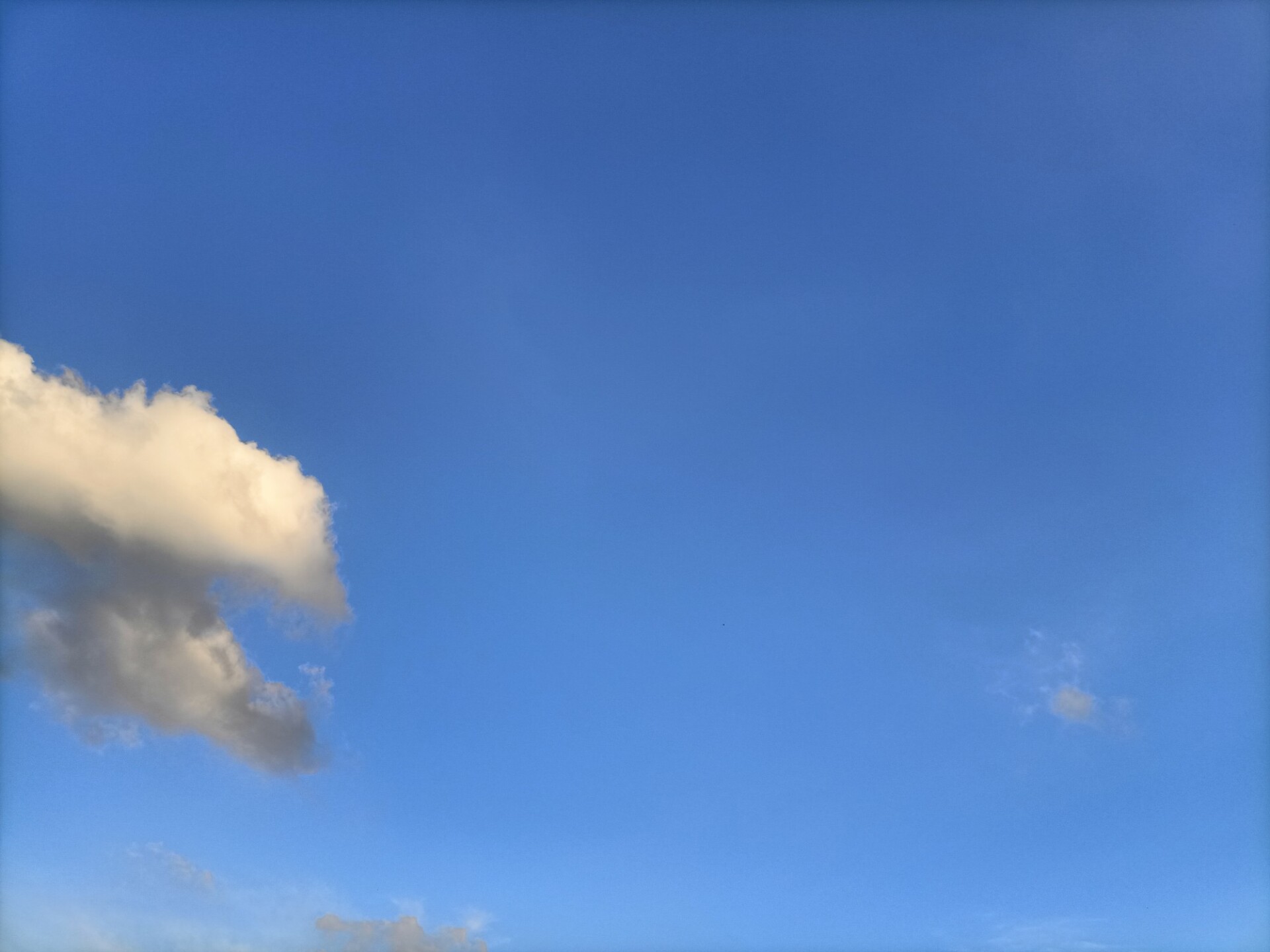 Blue Sky with some Clouds