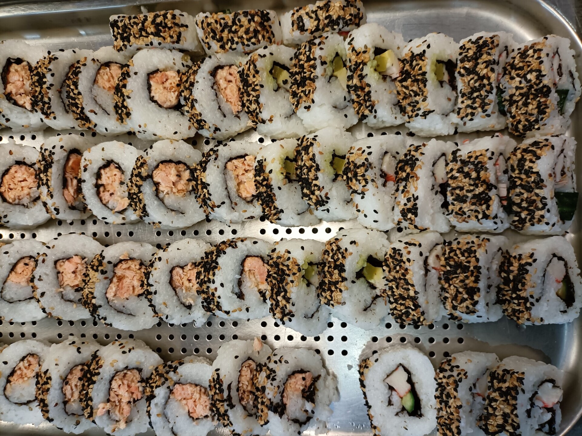 Inside-Out Sushi Rolls