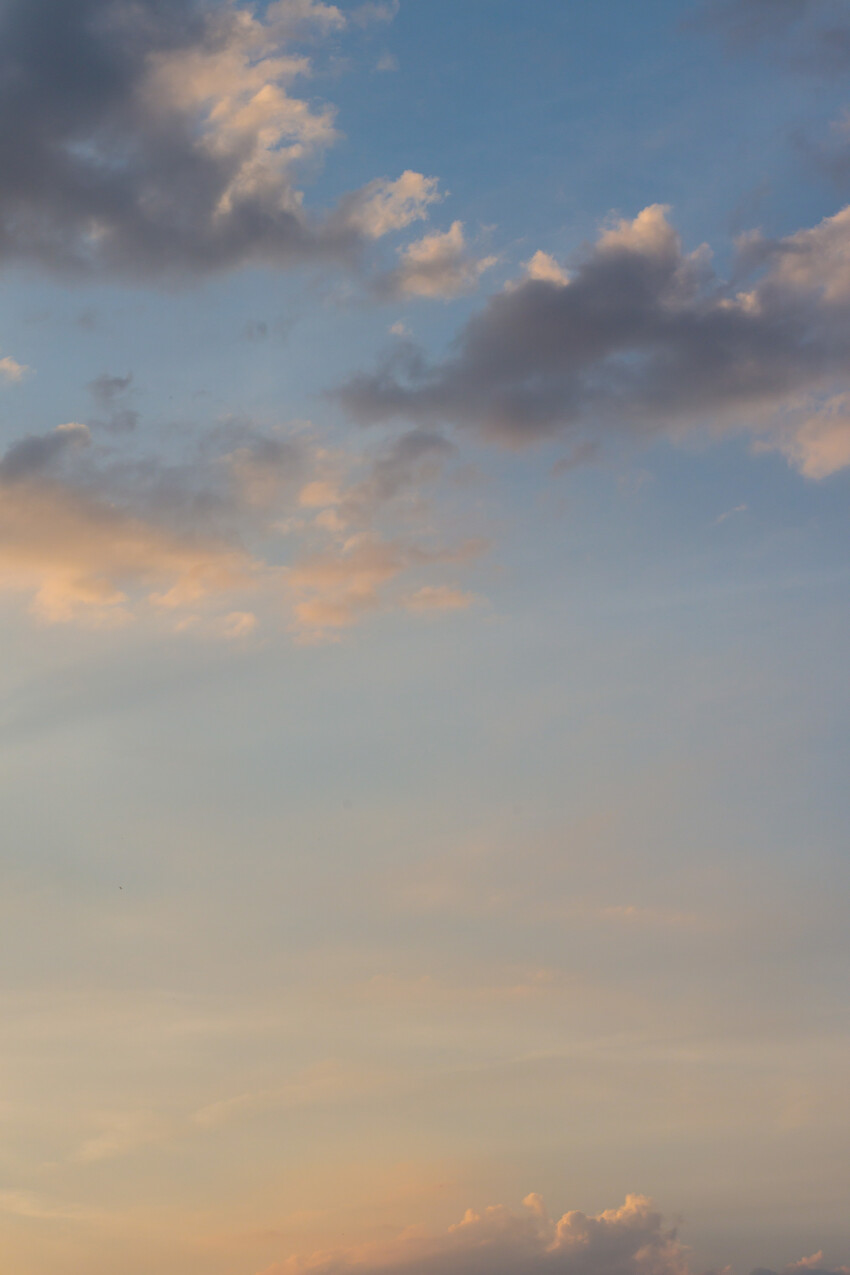 beautiful Sky for skyreplacement Vertical photography