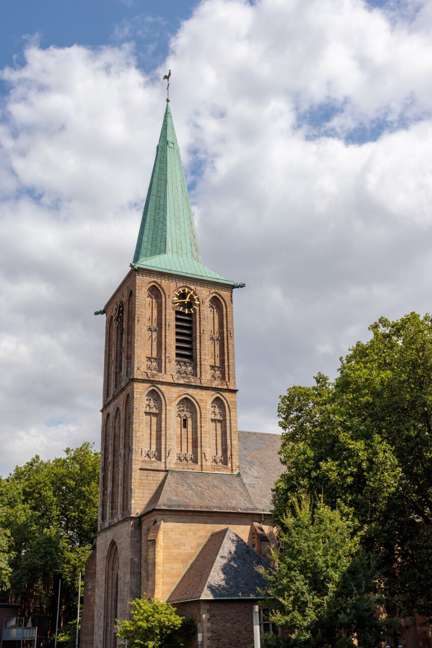 Provost Church of St. Peter and St. Paul in Bochum by Germany