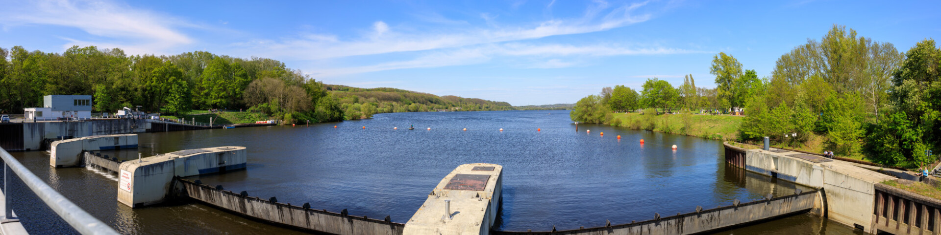 Lake Kemnade in Germany by Hattingen