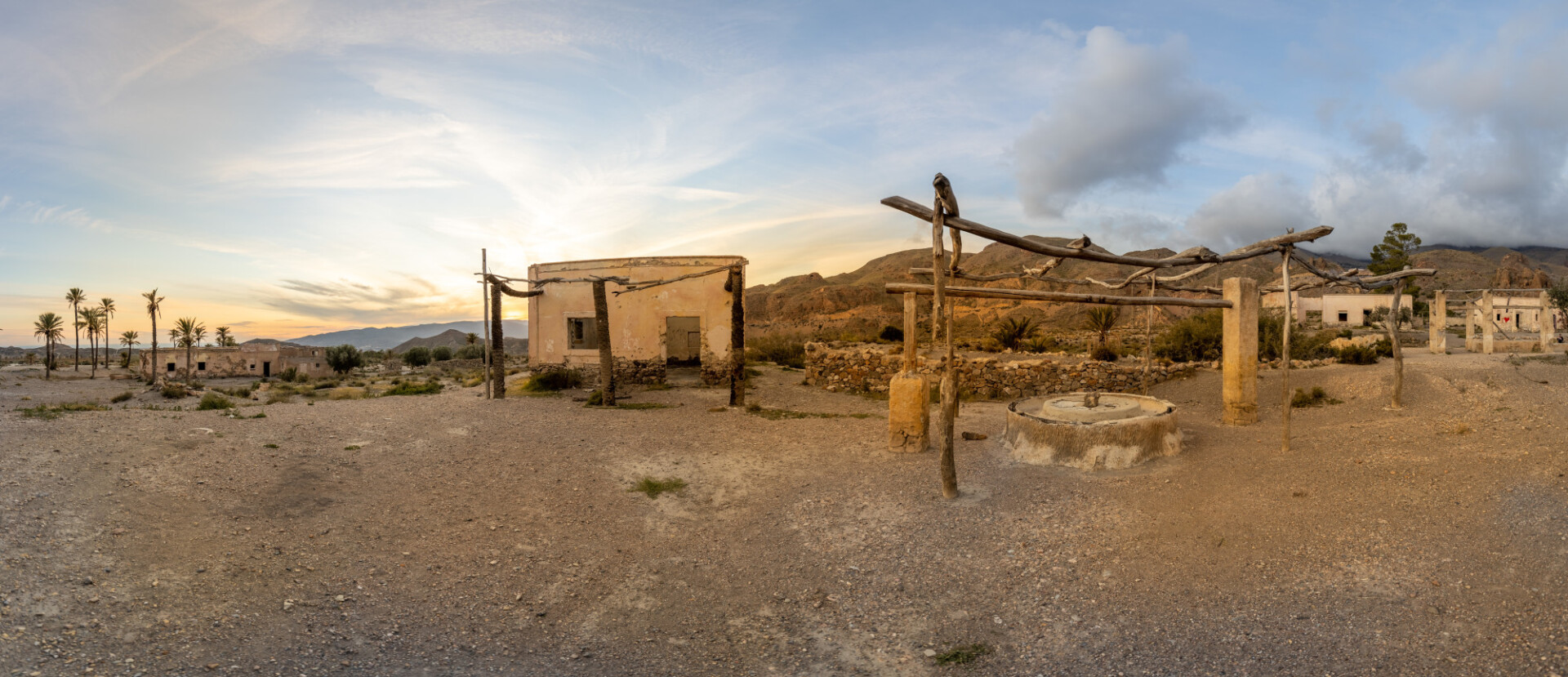 Ghost town in Spain