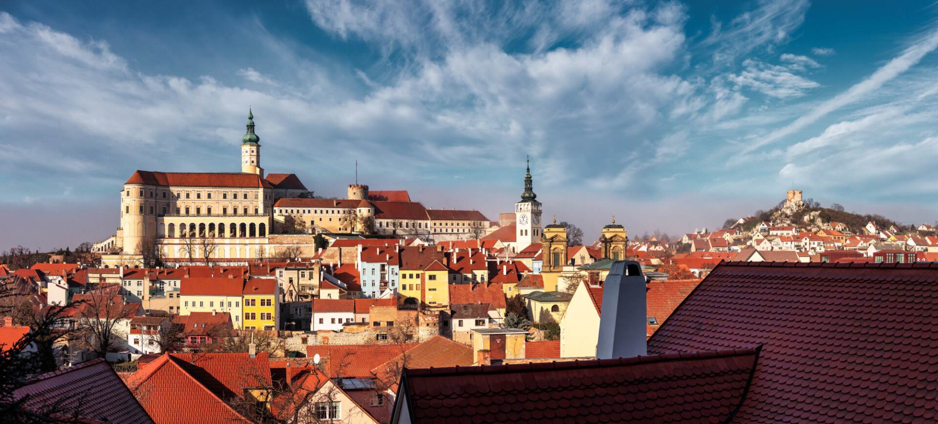 Mikulov, Czech Republic  - Castle Panorama