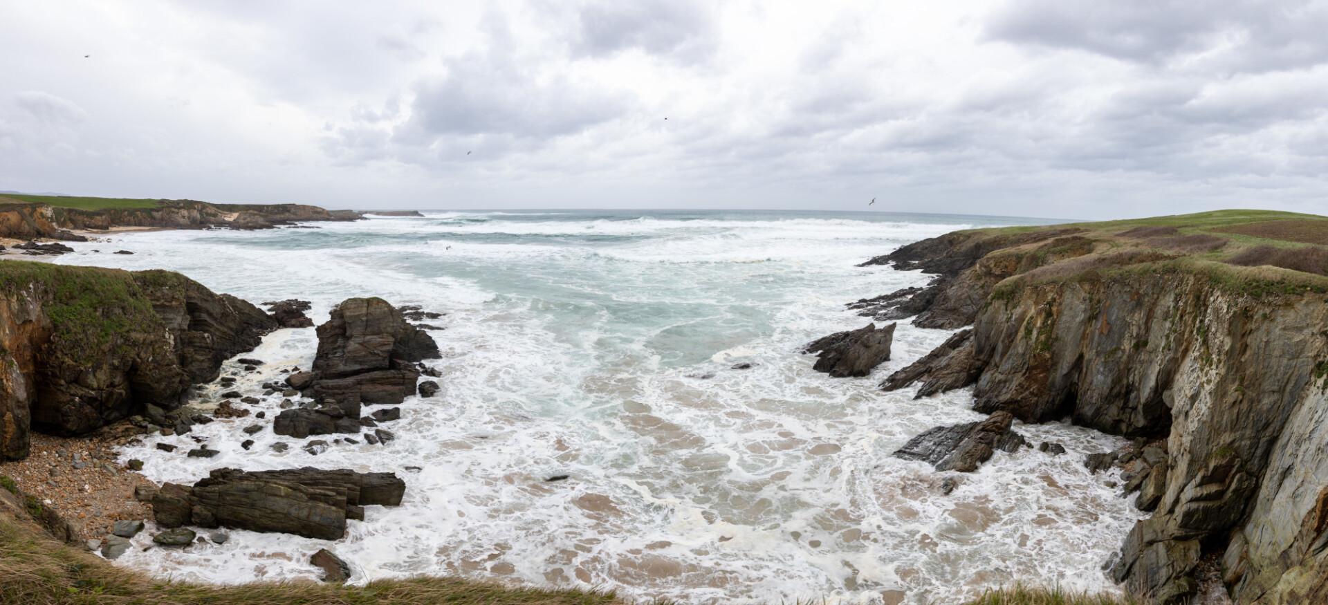 Arco de Serantes Seascape in Spain