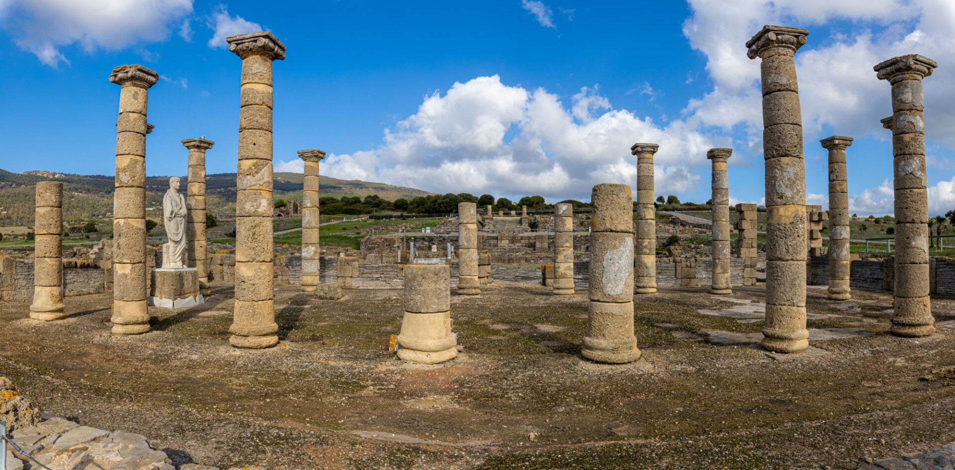 Ruins of a Roman city in Spain