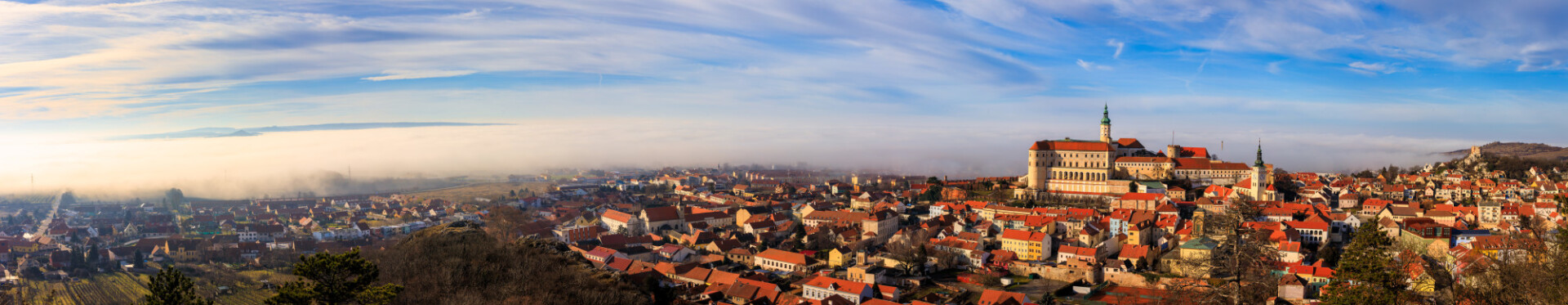 Mikulov, Czech Republic - Cityscape Super Panorama