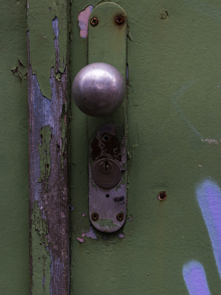 green door knob