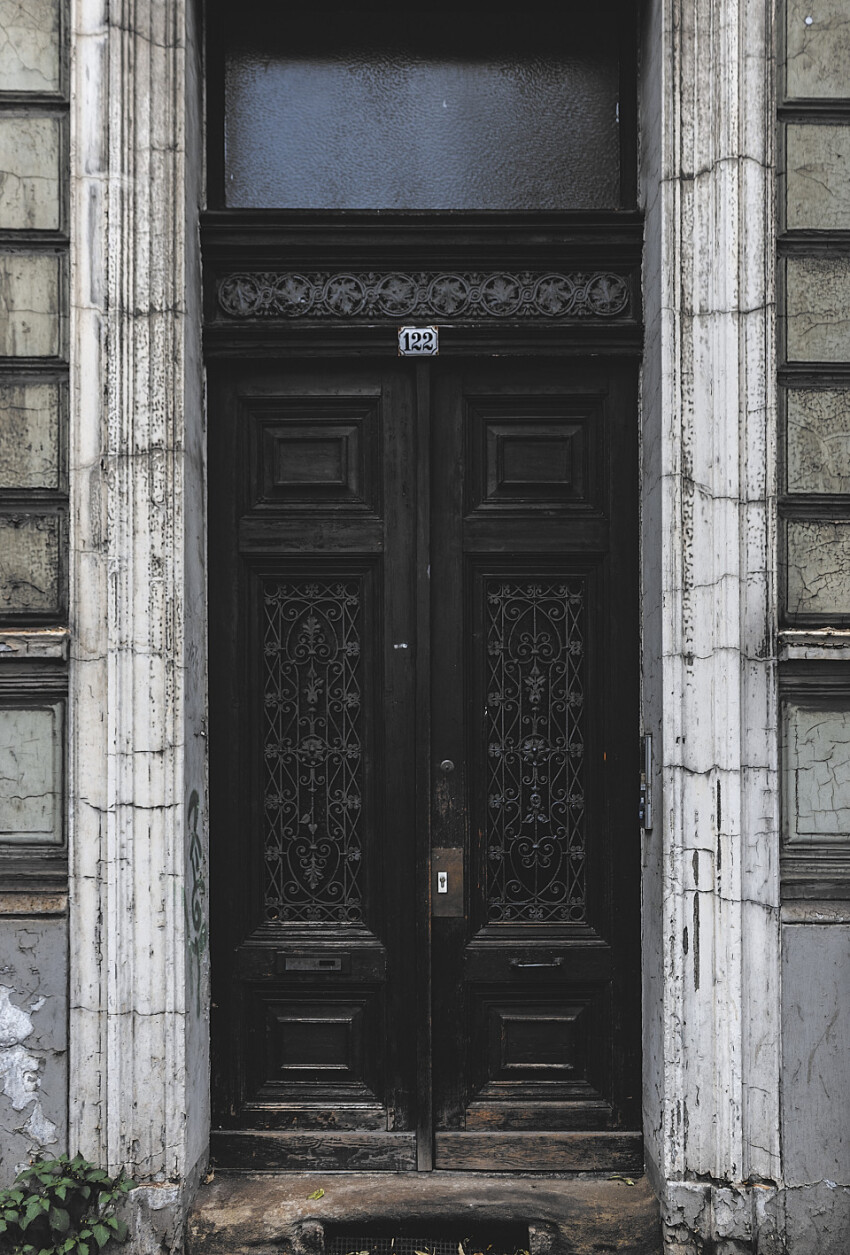 old door in a town texture