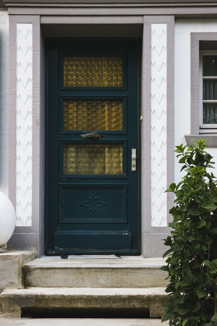 beautiful old door entry