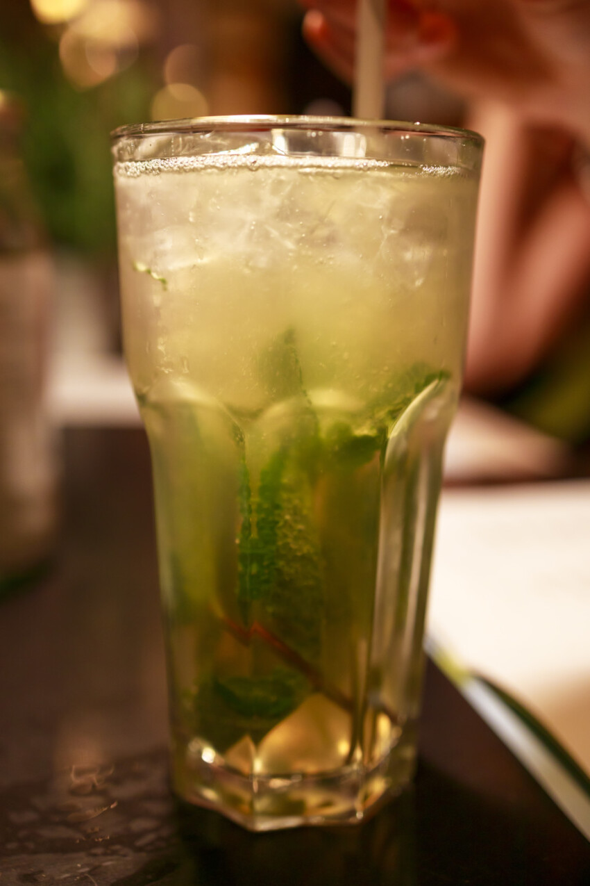 Mojito cocktail in a pub