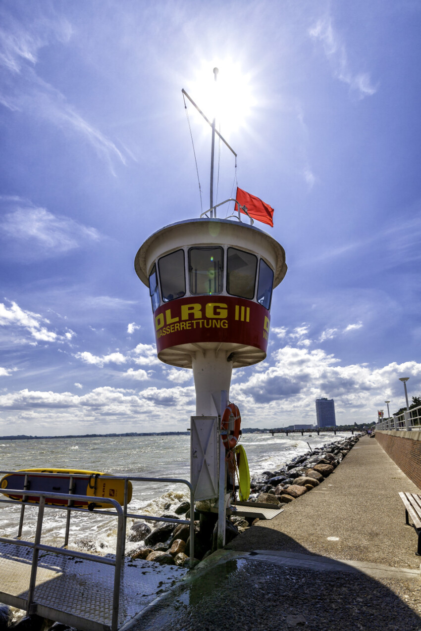 tower of the german life saving association in travemunde lubeck