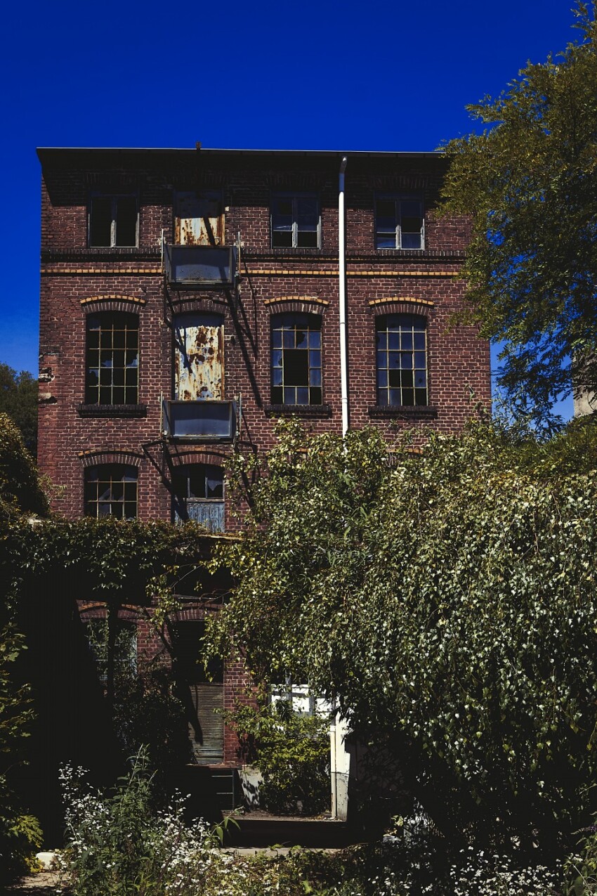 abandoned factory building