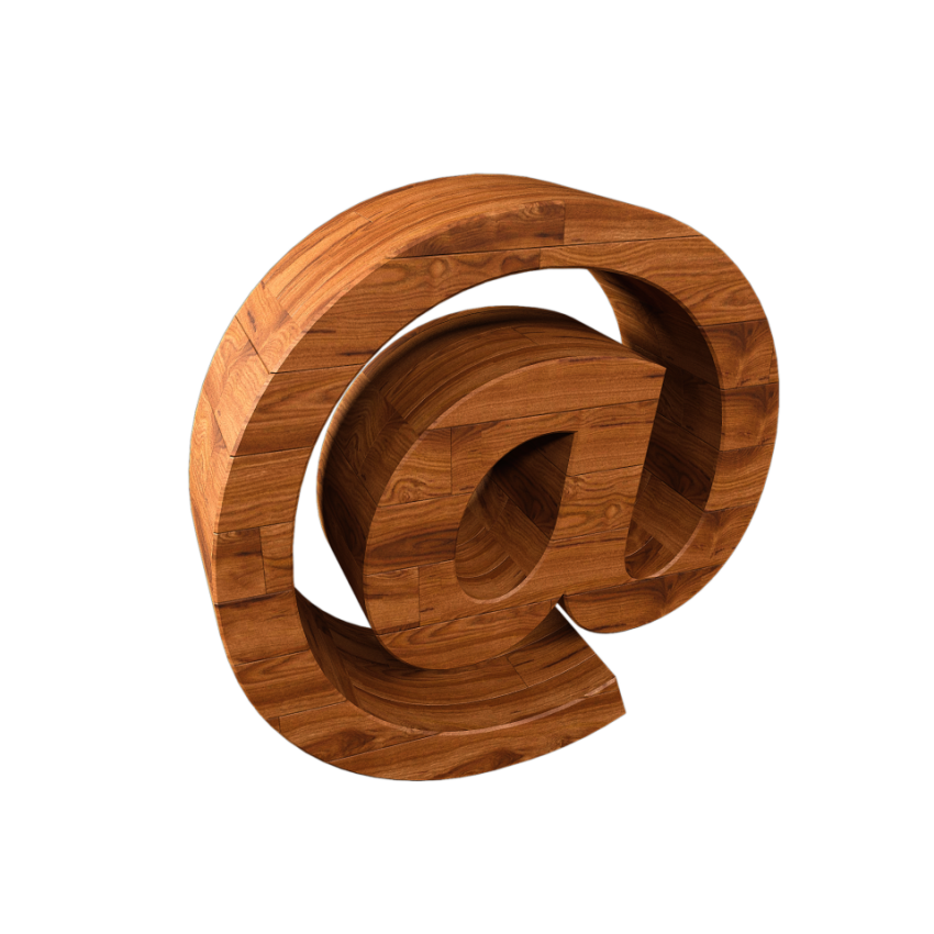 at sign wood transparent PNG