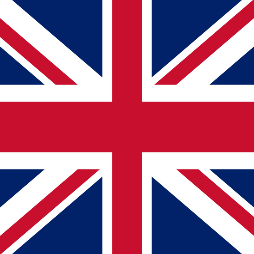 Great Britain flag, UK Flag Square