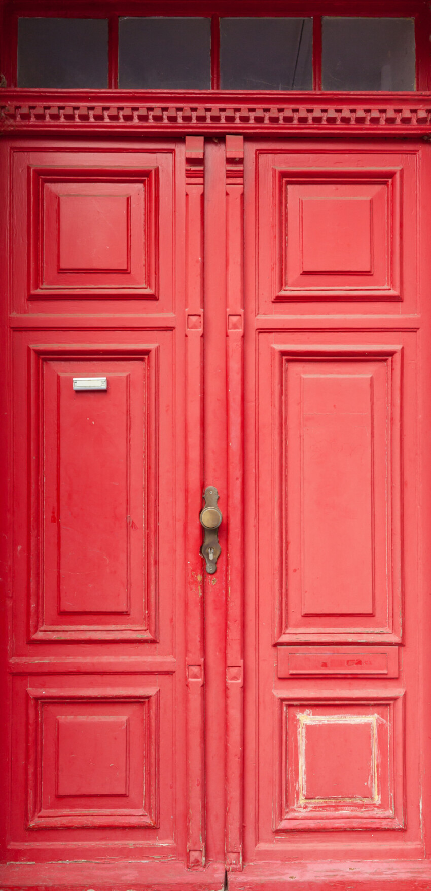 red door texture background