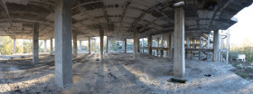 Stock Image: Abandoned construction site