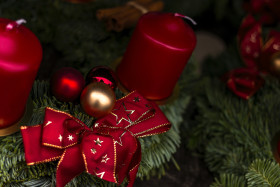 Stock Image: advent wreath