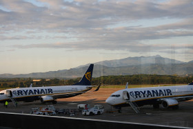 Stock Image: airport spain