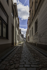 Stock Image: Alley in Lubeck by Germany