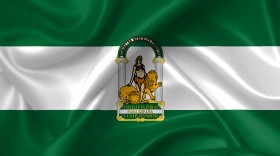 Stock Image: andalucia flag country symbol illustration