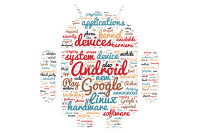 Stock Image: android google tag cloud