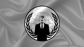 Stock Image: anonymous logo flag symbol illustration