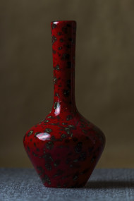 Stock Image: antique red vase