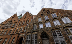 Stock Image: architectural detail in lubeck