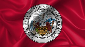 Stock Image: arkansas seal red