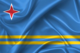 Stock Image: aruba flag