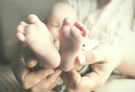 Stock Image: baby feet