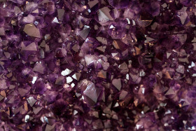 Stock Image: Background macro texture of purple amethyst