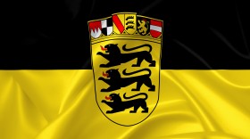 Stock Image: baden wuerttemberg flag