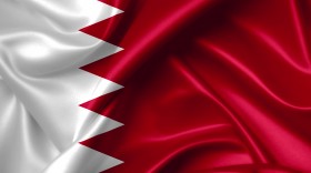 Stock Image: bahrain flag